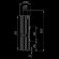 Дымоход с регистром Окаменевшее дерево перенесённый рисунок + Змеевик, d-115, L=1000 мм (Feringer) в Магнитогорске
