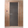 Стеклянная дверь для бани графит 1900х700 (DoorWood) в Магнитогорске