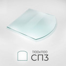 Стекло напольное под печь СП3 1100*1100мм. (Россия) Стекло напольное под печь СП3 1100*1100мм. (Россия)