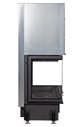Топка Дельта 1000 B три стекла принтинг черный шамот (Экокамин)