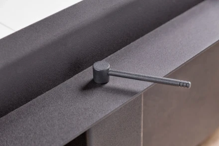 Топка Дельта 1000 B три стекла принтинг черный шамот (Экокамин)