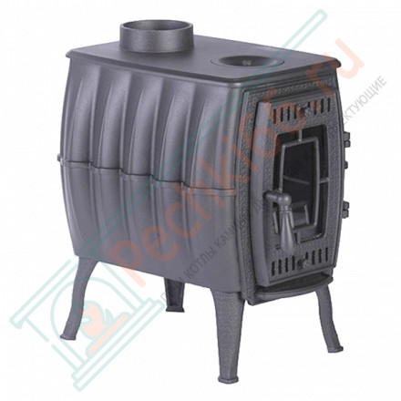 Чугунная отопительная печь Бахтинка, серая (ProMetall)