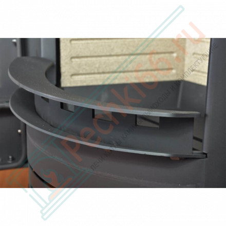 Печь-камин Toledo, черная(Thorma) до 180 м3