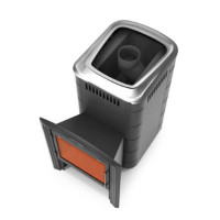 Печь для бани Тунгуска 2017 Inox Витра антрацит (T.M.F) до 18 м3 Печь для бани Тунгуска 2017 Inox Витра антрацит (T.M.F) до 18 м3