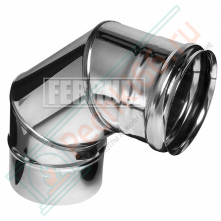 Колено 90° (НЕРЖ-430/0,8) d-180 (Ferrum HF)