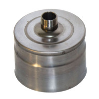 Заглушка с конденсатотводом (НЕРЖ-439/0,5) d-180 (УМК) Заглушка с конденсатотводом (НЕРЖ-439/0,5) d-180 (УМК)