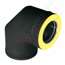 Отвод 90° V50R с изол (AISI-321/0,5-ОЦИНК-RAL/0,5) d-200/300 (Вулкан)