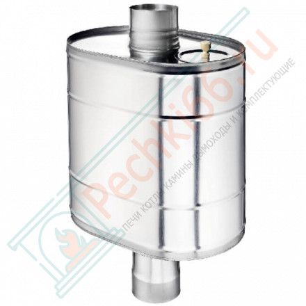 Натрубный бак для воды (НЕРЖ-439/0,8мм) 70 л, d-150 (УМК)