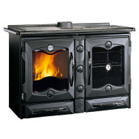 Печь с варочной поверхностью America NE, цвет чёрный (La Nordica)