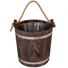 Запарник 12л. с нержавеющей вставкой, ДУБ в темном (Woodson) Запарник 12л. с нержавеющей вставкой, ДУБ в темном (Woodson)