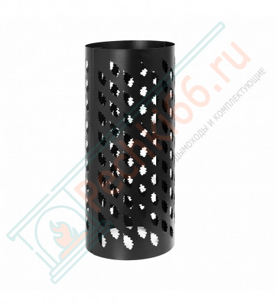 Сетка для камней на трубу "Дубовый Лист" Black L=0,75 м (Везувий)