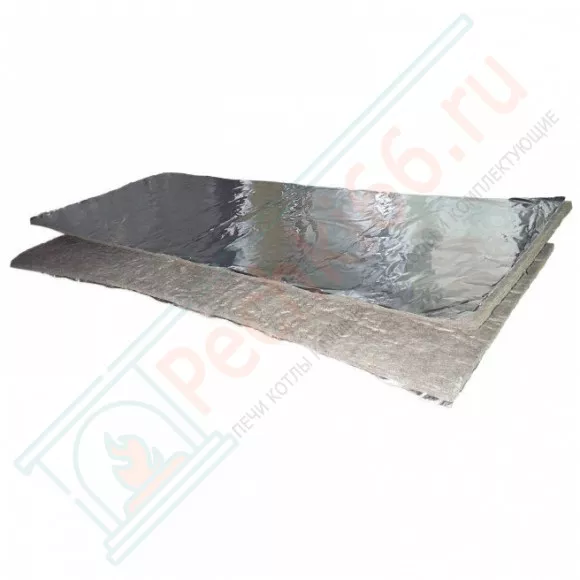 Базальтоволокнистый теплоизоляционный материал БВТМ-К, картон с фольгой, 1250*600*5 мм (Тизол) в Магнитогорске