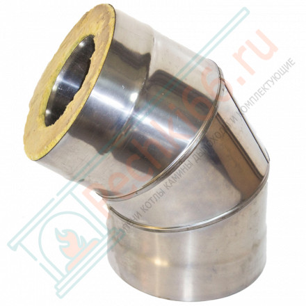 Сэндвич-отвод 135° (НЕРЖ-439/1,0-ОЦИНК/0,5) d-150/210 (УМК)