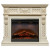 Каминокомплект Corsica - Слоновая кость с патиной с электрическим очагом Symphony 26'' DF2608-INT