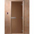 Дверь стеклянная для бани, бронза матовая 1700х700 (DoorWood)