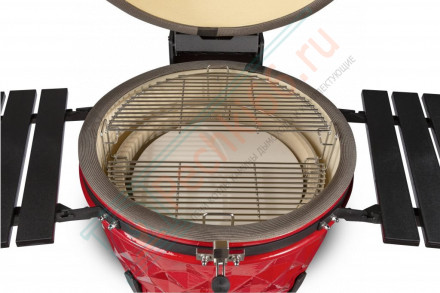 Керамический гриль Diamond Egg XL красный