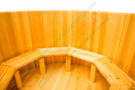 Купель кедровая круглая 200х200х120 (НКЗ)