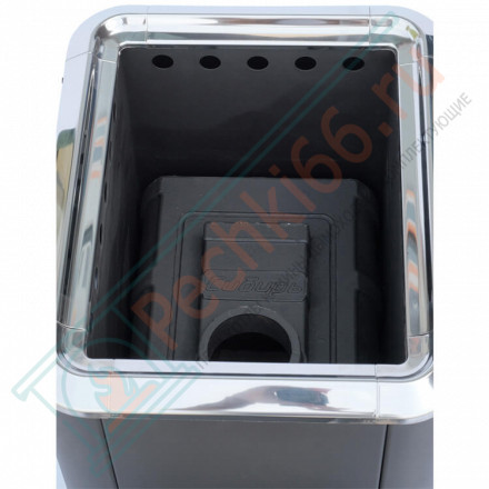 Чугунная банная печь Сибирь-18, конвекционная, с чугунной дверцей (НМК)