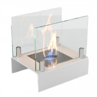 Биокамин Арлекино S, белый (LuxFire)