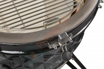 Керамический гриль Diamond Egg XL черный