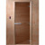 Дверь стеклянная для бани, бронза прозрачная, 1800х800 (DoorWood)