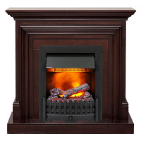 Электрический Каминокомплект Bradford - Темный дуб с очагом Danville Black FB2