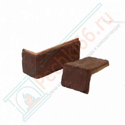 Плитка угловая Старый Кирпич, шт. (Терракот)