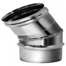 Отвод одностенный 30° (AISI-321/0,8мм) d-150 (Вулкан) Отвод одностенный 30° (AISI-321/0,8мм) d-150 (Вулкан)