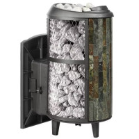 Печь банная «Атмосфера L КТТ» комбинированная жадеит наборный (ProMetall)