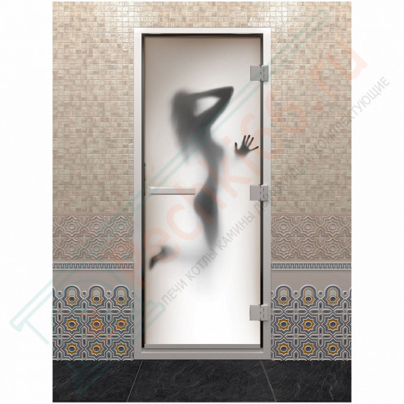 Стеклянная дверь DoorWood «Хамам фотопечать» 200х80 (по коробке) в Магнитогорске