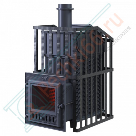 Чугунная печь для бани Гефест GFS-ЗК 25 (М) Ураган (ТехноЛит)