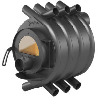 Печь отопительная АОГТ 00 C дверца со стеклом (Везувий) до 100 м3