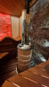 Банная печь Атмосфера XL, ламели "Окаменевшее дерево" наборные (ProMetall) в Магнитогорске