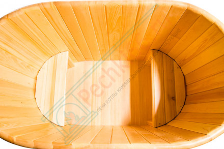 Купель кедровая овальная 100х170х100 (НКЗ)