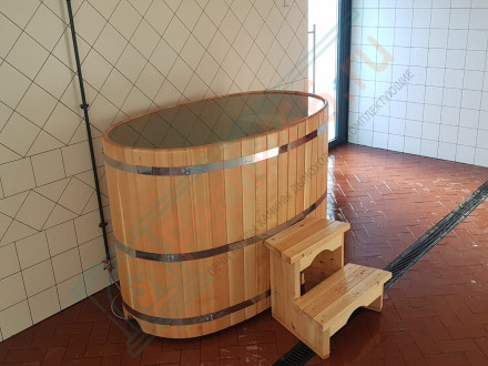 Купель кедровая овальная 100х170х120 (НКЗ)