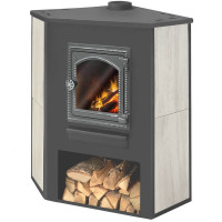 Печь-камин ДТ-4С угловой (Этна)