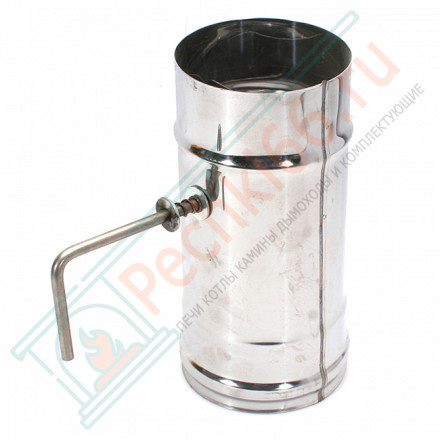 Шибер-поворотный (НЕРЖ-430/0,8) d-160 (Ferrum HF)