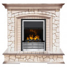 Каминокомплект Preston - Белый/Слоновая кость с патиной с очагом Flagstaff Каминокомплект Preston - Белый/Слоновая кость с патиной с очагом Flagstaff