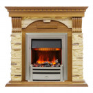Электрокаминокомплект Dublin - Дуб / Сланец с очагом Chesford Электрокаминокомплект Dublin - Дуб / Сланец с очагом Chesford