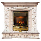 Каминокомплект Preston - Белый/Слоновая кость с патиной с очагом Atherton Каминокомплект Preston - Белый/Слоновая кость с патиной с очагом Atherton