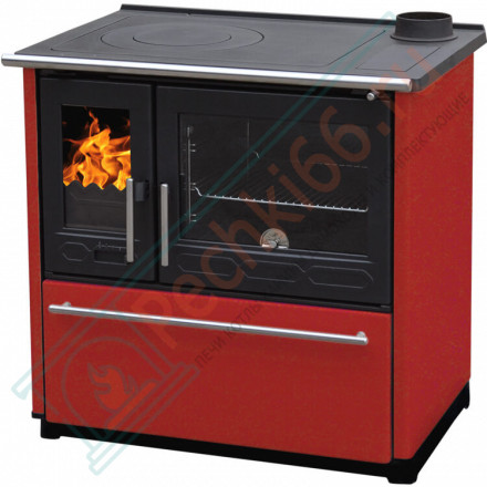 Отопительно-варочная плита 850 GLAS, красная (Plamen) 11 кВт