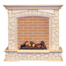 Каминокомплект Preston - Слоновая кость с патиной / Кирпич с очагом Cassette 600 NH Каминокомплект Preston - Слоновая кость с патиной / Кирпич с очагом Cassette 600 NH