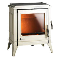 Печь-камин SEDAN M эмаль слоновая кость (INVICTA)