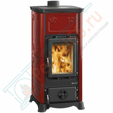 Печь-камин Emiliana, цвет бордовый (La Nordica)