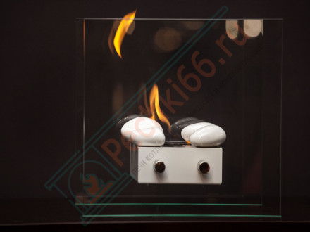 Биокамин София M, белый (LuxFire)