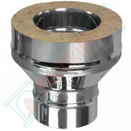 Переход конус моно-термо V50R (AISI-321/0,8-AISI-304/0,5) d-150/250 (Вулкан-Cerablanket)