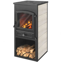 Печь-камин БКД с плитой (Этна)