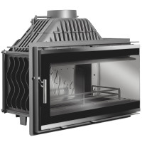 Чугунная топка W16 PB, с правым стеклом, 14,7 kW (Kaw-Met)