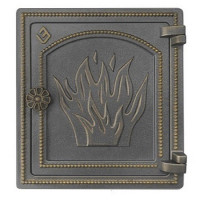 Дверца печная чугунная ДТ-4, бронза (Везувий) Дверца печная чугунная ДТ-4, бронза (Везувий)