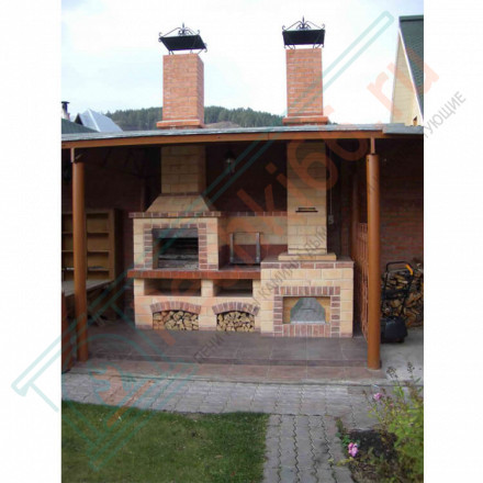 Плитка прямая Скол дерева Макси (0.8 м2 в коробке) (Терракот)